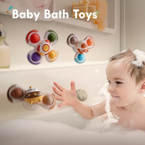 ALASOU 3PCS Spin Cup Toys for Toddlers