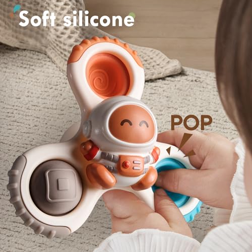 ALASOU 3PCS Spin Cup Toys for Toddlers