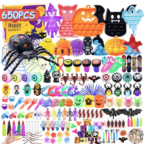 600 Pcs Halloween Fidget Toys for Kids