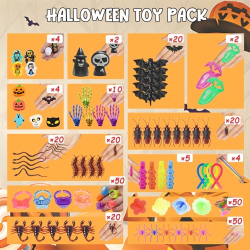 600 Pcs Halloween Fidget Toys for Kids
