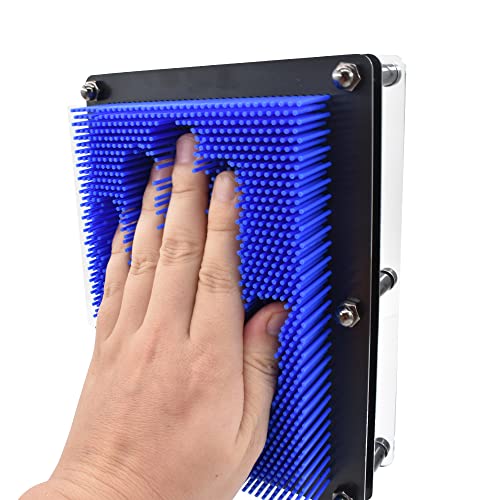 Large 3D Pin Impression Sculpture Toy – Blue