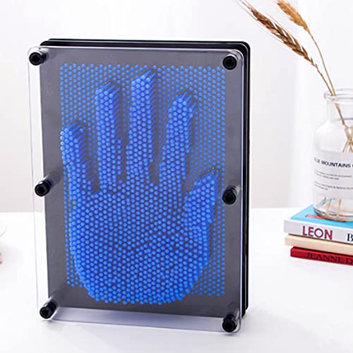 Large 3D Pin Impression Sculpture Toy – Blue