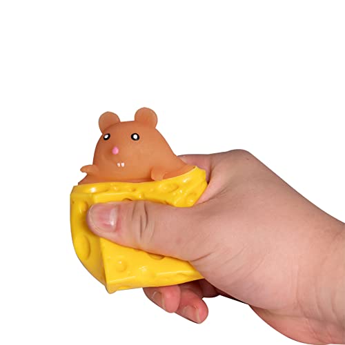 Holgosiu Mouse Cheese Squishy Stress Relief Toy