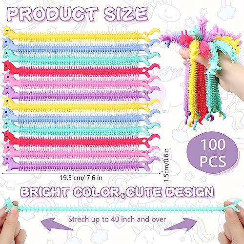 100 Pcs Animal Sensory Stretchy Fidget Toys