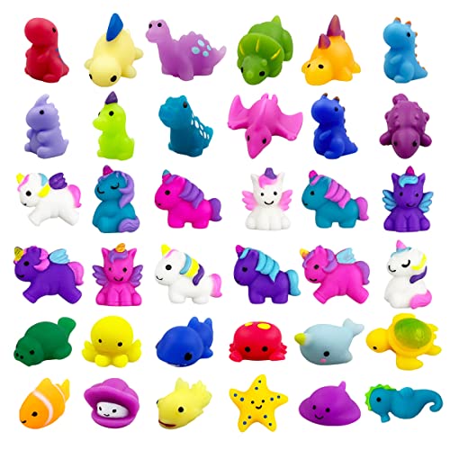 36 PCS Kawaii Mochi Squishy Toys Set