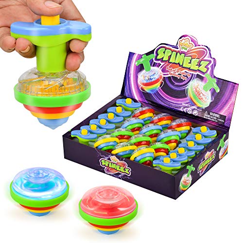 IPIDIPI Light Up Spinning Tops for Kids