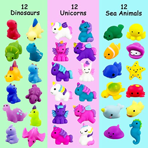 36 PCS Kawaii Mochi Squishy Toys Set
