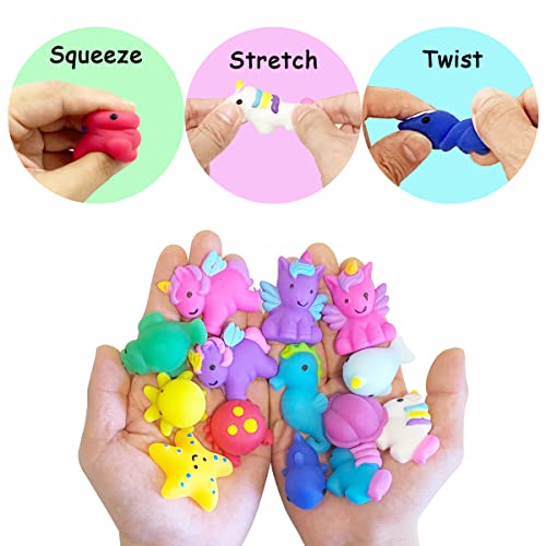 36 PCS Kawaii Mochi Squishy Toys Set