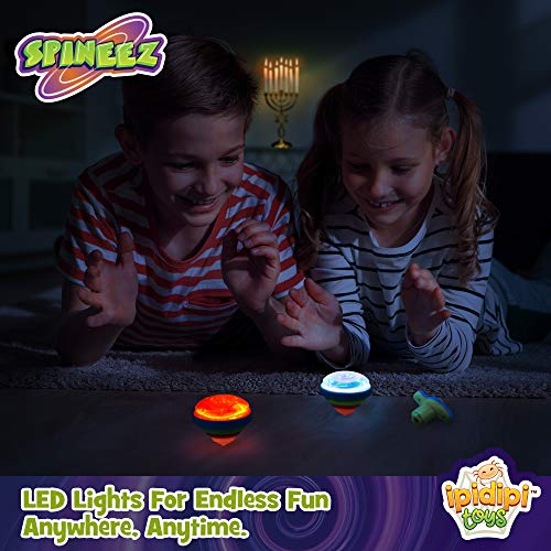 IPIDIPI Light Up Spinning Tops for Kids