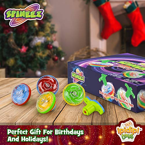IPIDIPI Light Up Spinning Tops for Kids