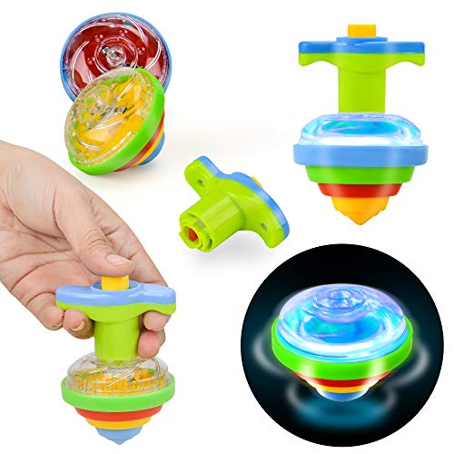 IPIDIPI Light Up Spinning Tops for Kids