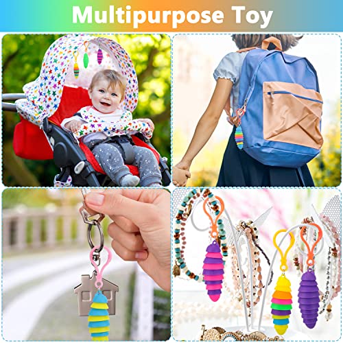 12 PCS Stretchy Sensory Slug Toys for Kids