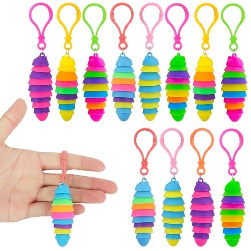 12 PCS Stretchy Sensory Slug Toys for Kids