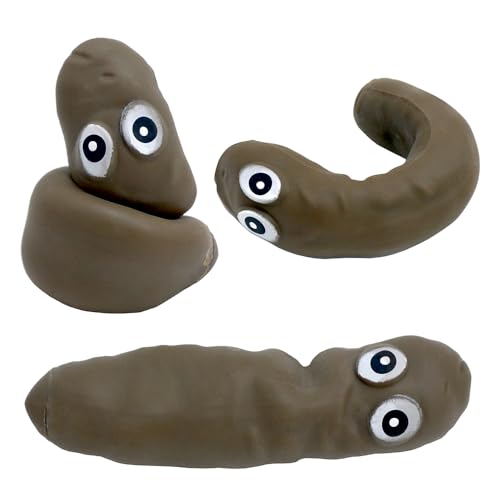 Funny Stretchy Sensory Stress Poo Toys Pack