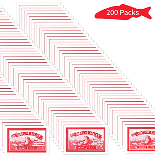 200 Pack Fortune Teller Miracle Fish Toys
