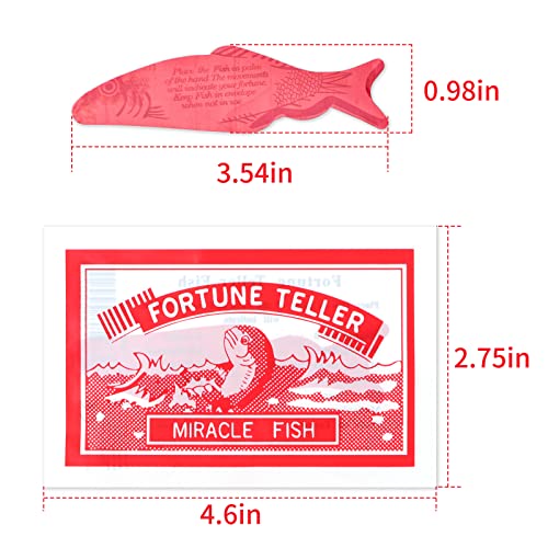 200 Pack Fortune Teller Miracle Fish Toys