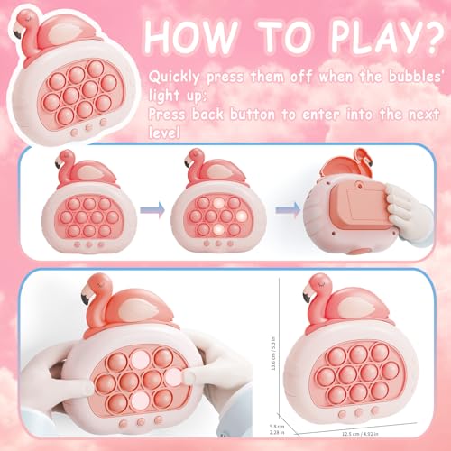 Flamingo Stress Relief Fidget Pop Button Toy