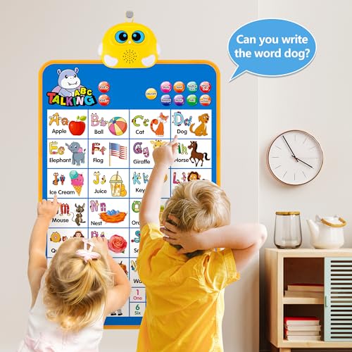 Interactive ABC Wall Chart for Kids' Learning