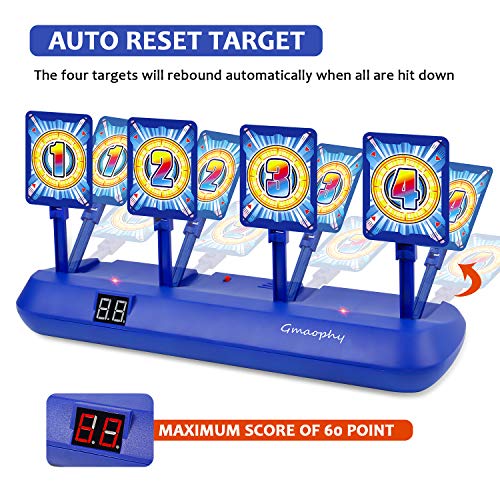 Foam Dart Blaster with Auto Reset Digital Targets