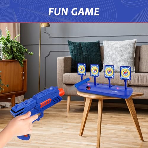 Foam Dart Blaster with Auto Reset Digital Targets