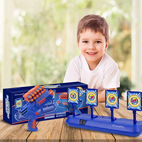 Foam Dart Blaster with Auto Reset Digital Targets
