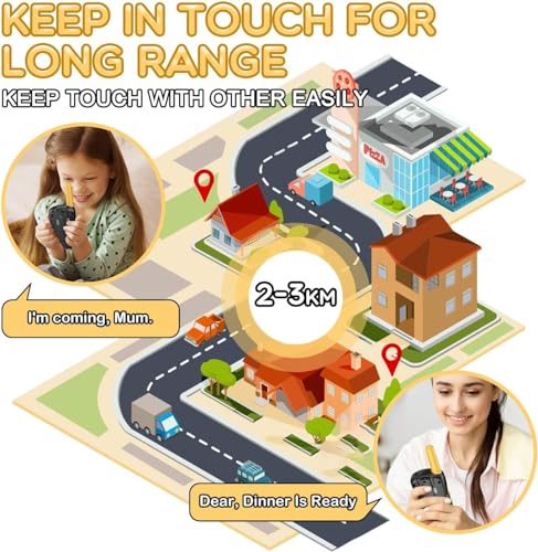 Kids Walkie Talkies with Flashlight, 22 Channels