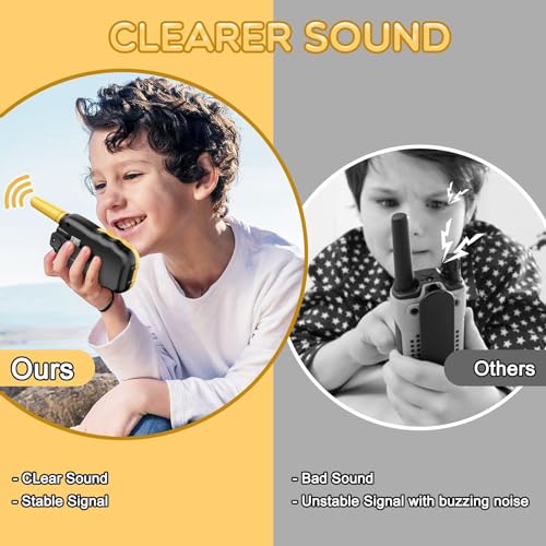 Kids Walkie Talkies with Flashlight, 22 Channels