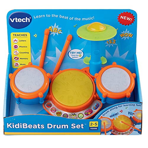 VTech KidiBeats Orange Drum Set for Kids
