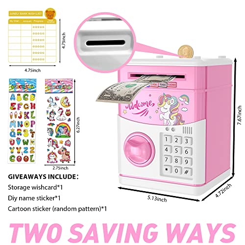 ATM Unicorn Piggy Bank for Kids - Fun Savings!