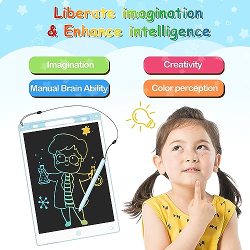 2-Pack LCD Writing Tablets for Kids – Pink & Blue