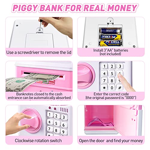 ATM Unicorn Piggy Bank for Kids - Fun Savings!