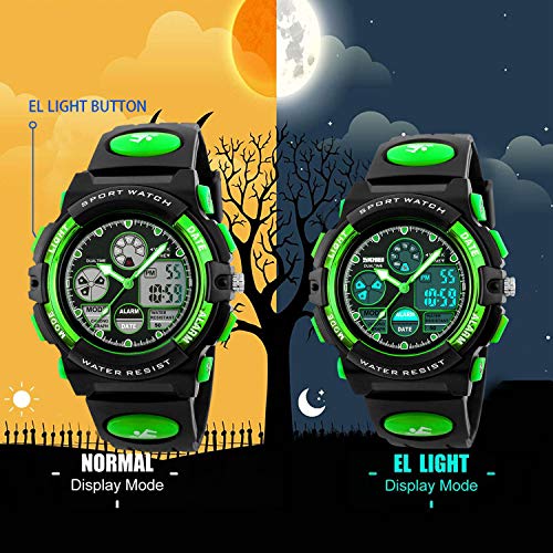 Waterproof Digital Sport Watch for Kids 5-16