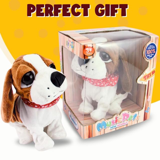 Interactive Walking Puppy Plush Toy for Kids