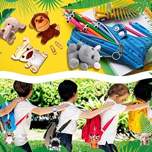 Mini Stuffed Forest Animals Jungle Plush Toys Set