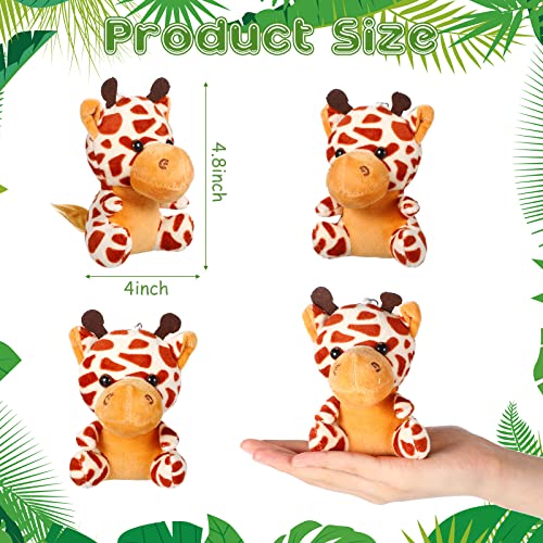 Mini Stuffed Forest Animals Jungle Plush Toys Set