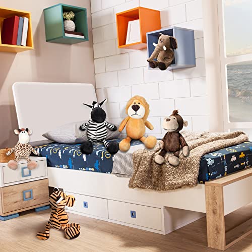 Safari Stuffed Animals Plush Jungle Toy Set for Kids