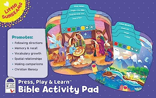 Bible Learning Electronic Activity Pad for Toddlers