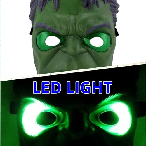 Glow-in-the-Dark Superhero Masks for Kids