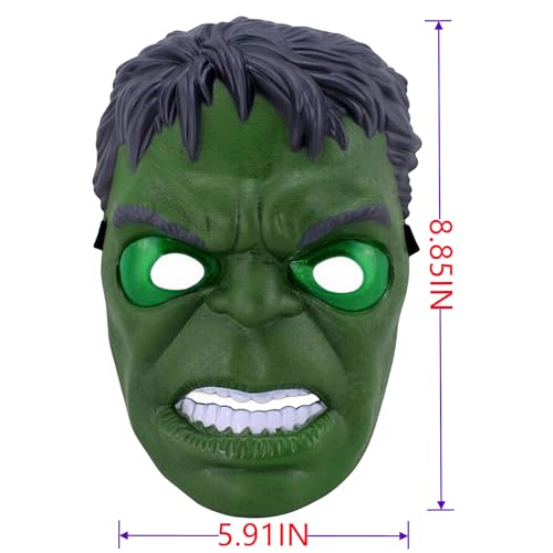 Glow-in-the-Dark Superhero Masks for Kids
