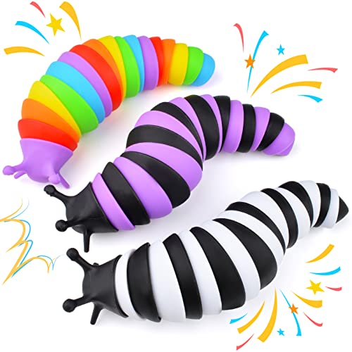 Cevioce Fidget Slug Sensory Toys for Kids & Adults