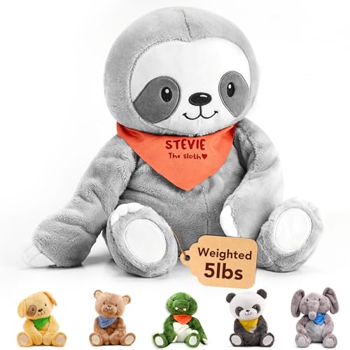 Stevie the Sloth Weighted Plush Toy (5lbs)