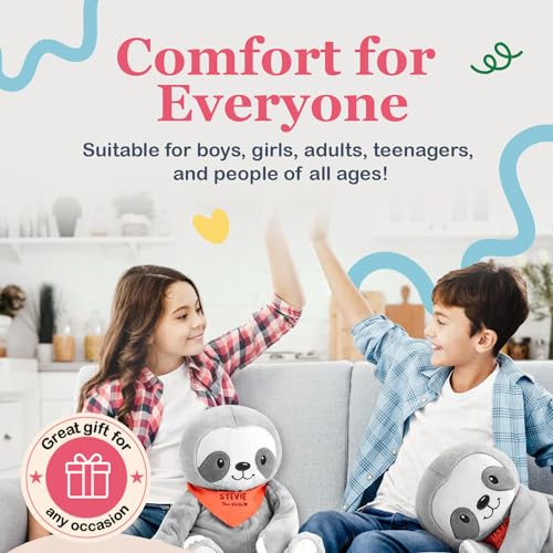 Stevie the Sloth Weighted Plush Toy (5lbs)