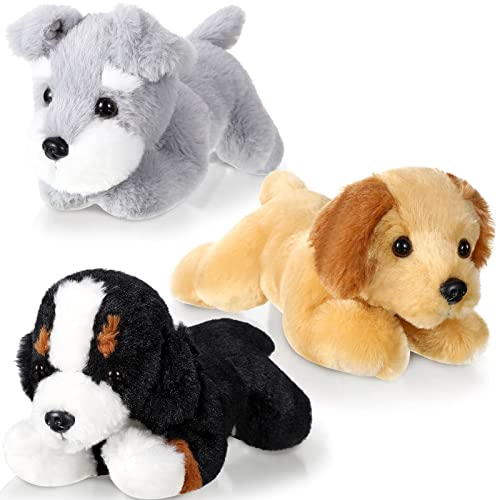 Soft Dog Stuffed Animal Pillow Toy Set - 3 Varieties
