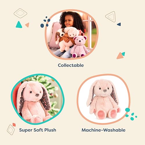 Soft Pink Plush Bunny - Cuddly Stuffed Toy