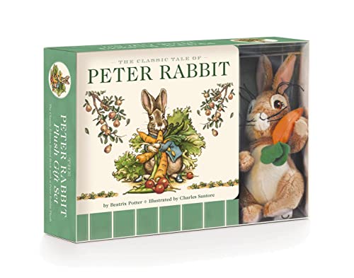 Peter Rabbit Plush Toy and Board Book Set