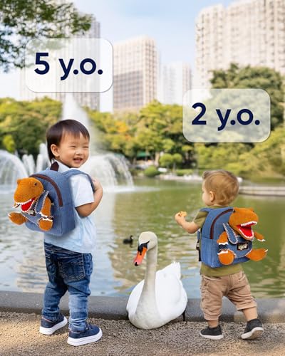 Dinosaur Stuffed Animal Backpack for Toddlers