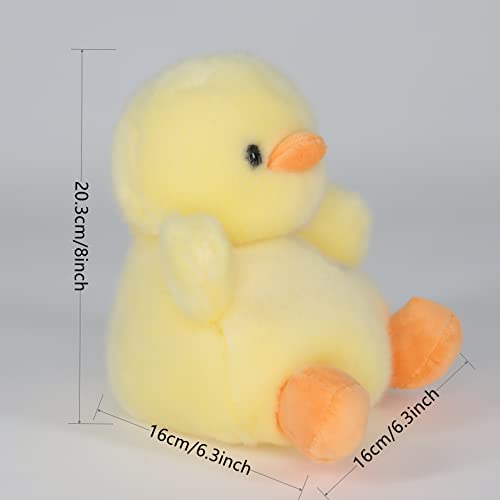 8" Duck Stuffed Animal Plushie for Animal Parties