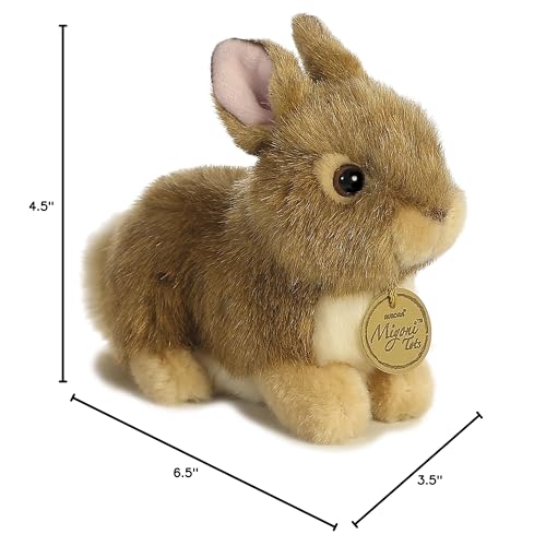 Miyoni Baby Bunny Stuffed Animal - 7 Inches