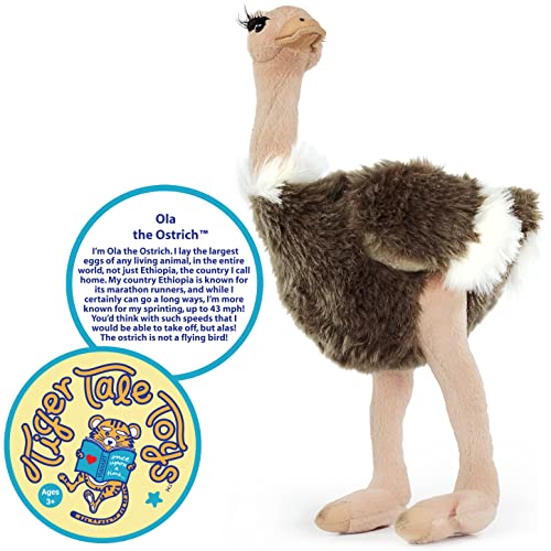 VIAHART Ola The Ostrich Plush Toy - 12 Inch