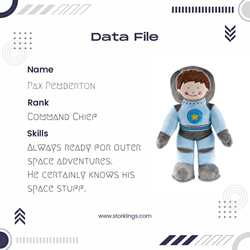 Blue Spacesuit Astronaut Stuffed Animal for Kids